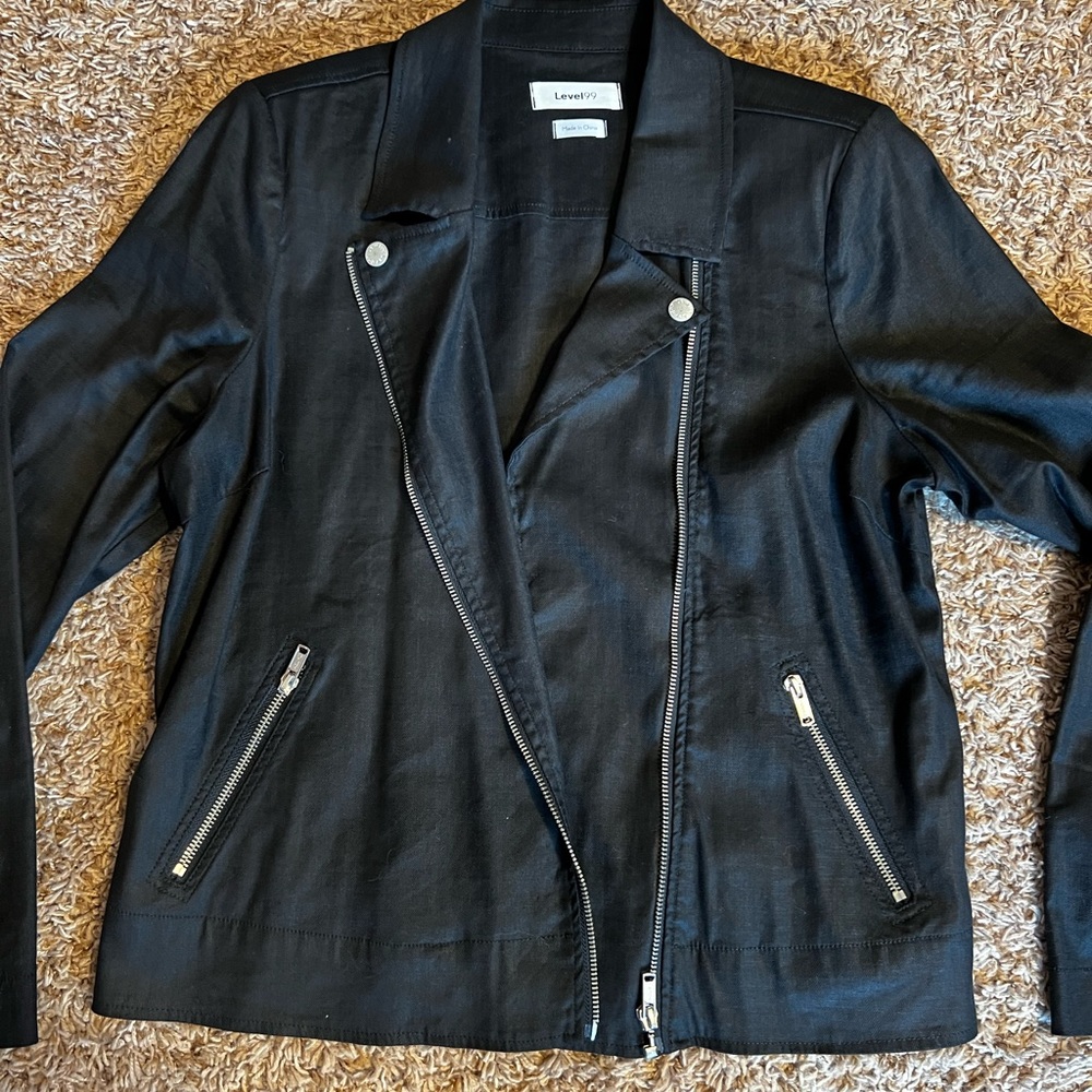 Level 99 Black Moto Jacket